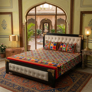 3D Crystal Cotton 3-piece Bedsheet Set AY0010061