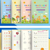 Magic Practice Copybook for Kids, Children Reusable – Pack of 4