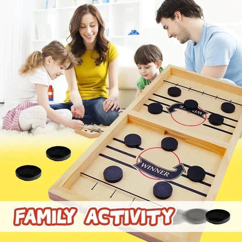 Fast Sling Puck Board Game – Safe for Kids