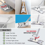 X-Type Microfiber Twist Mop Self-Wringing Floor Cleaning Mop