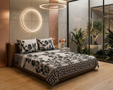 3D Crystal Cotton 3-piece Bedsheet Set AY0010039