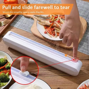 Cling Film & Foil Cutting Dispenser Kitchen Wrap Cutter