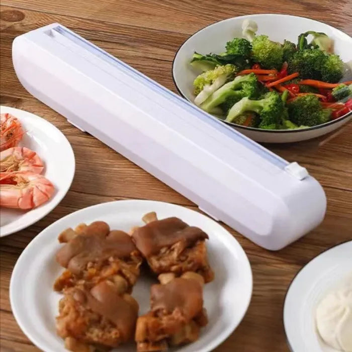 Cling Film & Foil Cutting Dispenser Kitchen Wrap Cutter