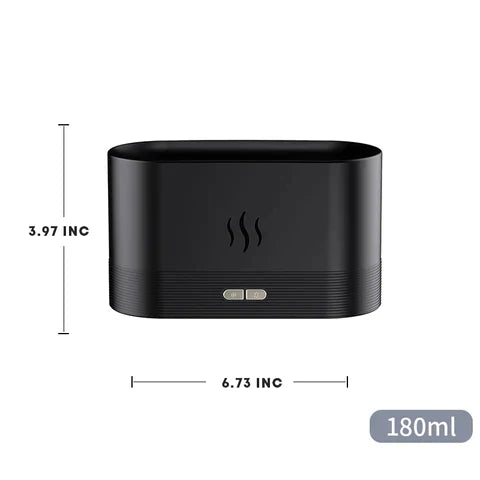 RGB Flame Humidifier & Aroma Diffuser Ambient Mist Lamp