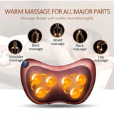 Multifunctional Body Pillow Massager With Heat, Deep Tissue Kneading