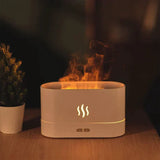 RGB Flame Humidifier & Aroma Diffuser Ambient Mist Lamp