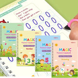 Magic Practice Copybook for Kids, Children Reusable – Pack of 4