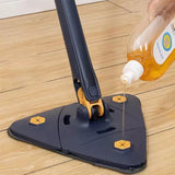 Triangle Mop 360 Adjustable With Twist Squeeze – Everyday Kitchen Use