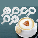 Pcs Coffee Stencil Template Set – Everyday Kitchen Use – Pack of 32