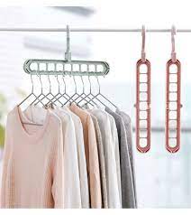 Adjustable Multipurpose Plastic Hangers – Pack of 5