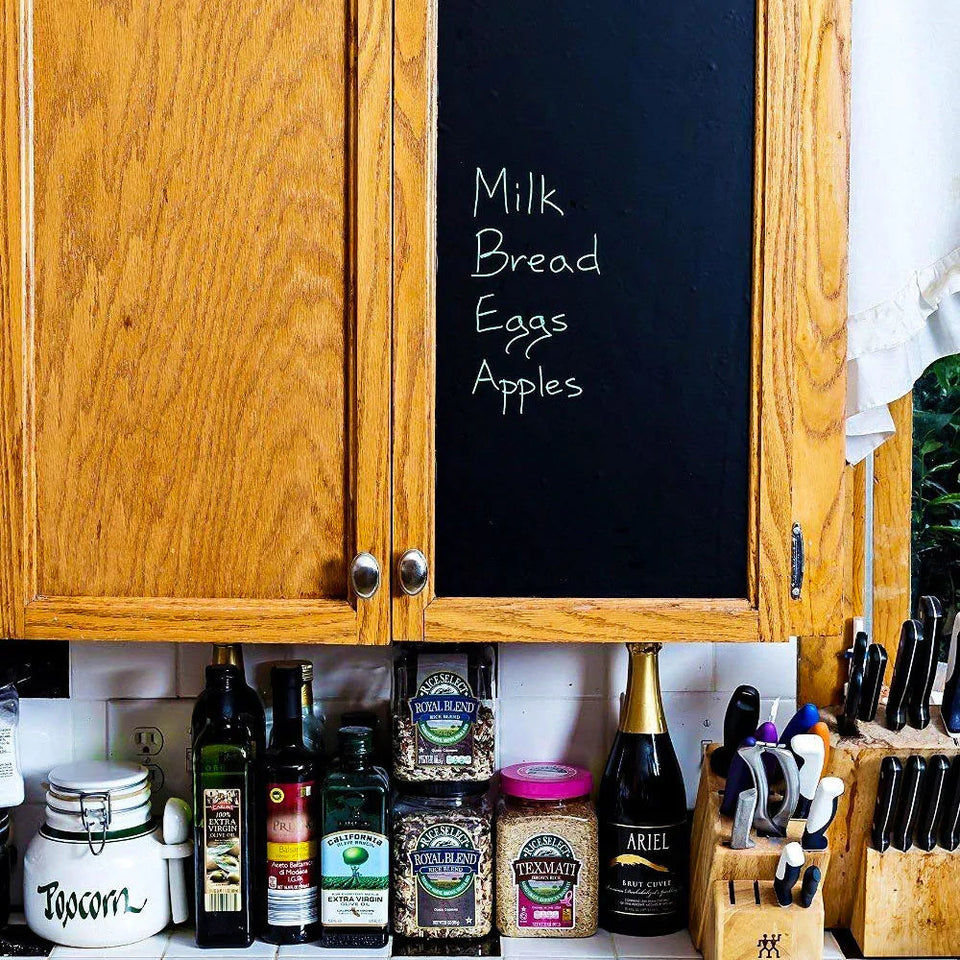 DIY Chalkboard Sticker Paper Roll Removable Black Board Sheet