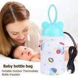 Portable USB Baby Bottle Warmer Travel Feeding Bottle Sleeve