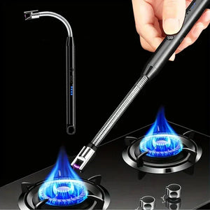 USB Rechargeable Plasma Arc Lighter Wind-Resistant Flameless Design