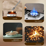USB Rechargeable Plasma Arc Lighter Wind-Resistant Flameless Design