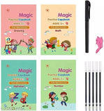 Magic Practice Copybook for Kids, Children Reusable – Pack of 4