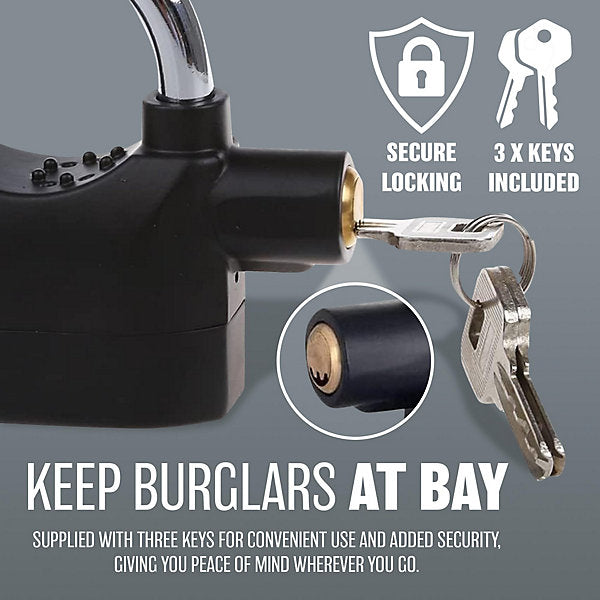 Alarm Lock Padlock Anti-Theft Security System Door Safety Lock