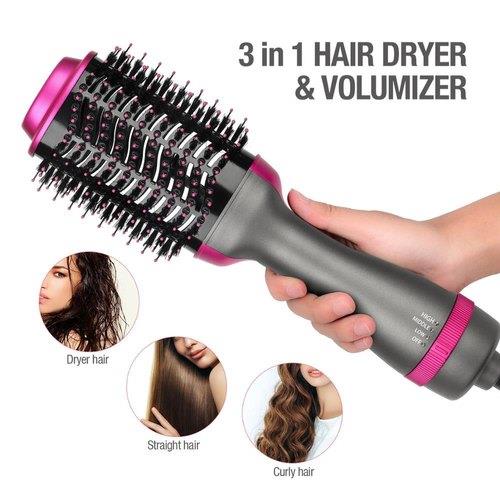 3-in-1 Hot Air Styling Brush Dry, Smooth & Volumize