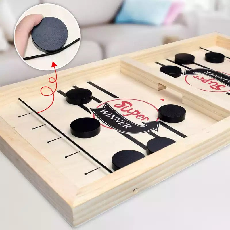 Fast Sling Puck Board Game – Safe for Kids