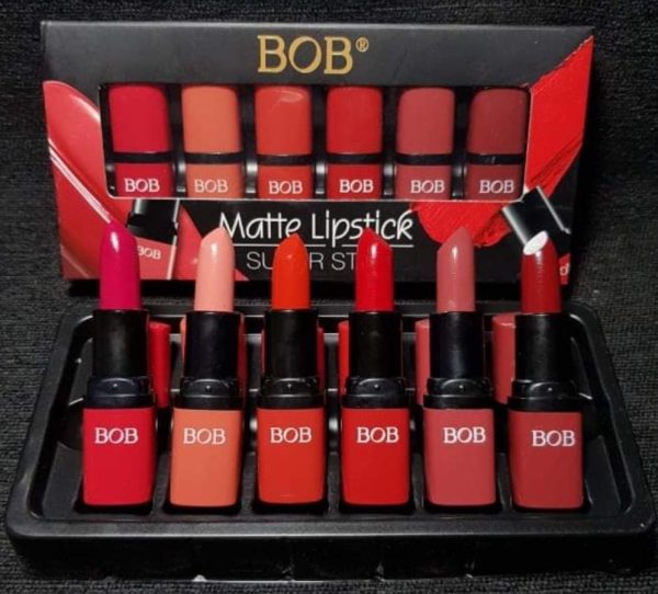 Bob Super Stay Matte Lipstick Set Matte Lipsticks For – Pack of 6