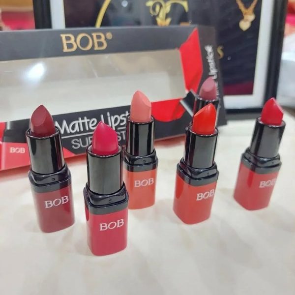 Bob Super Stay Matte Lipstick Set Matte Lipsticks For – Pack of 6