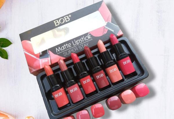 Bob Super Stay Matte Lipstick Set Matte Lipsticks For – Pack of 6