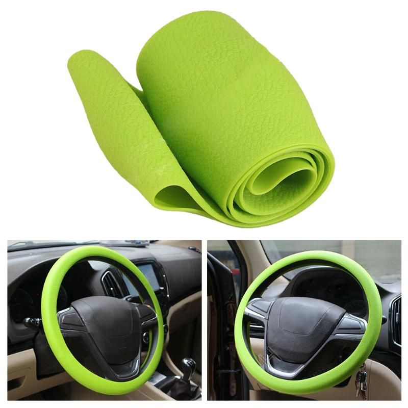 Soft Silicone Car Steering Wheel Cover Non-Slip Car Decoration
