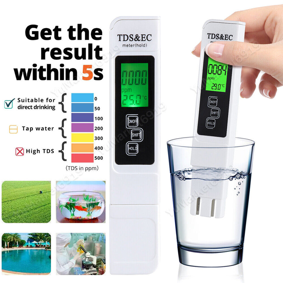 Digital TDS Water Quality Tester Handheld Water Meter