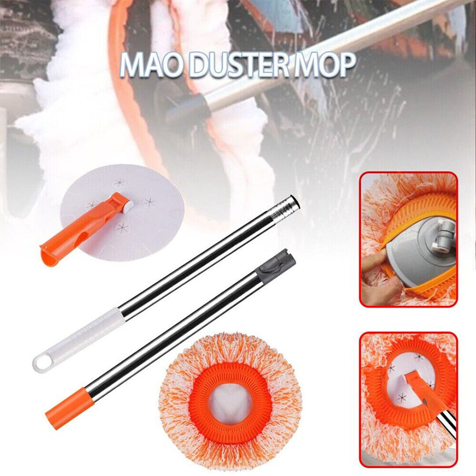 360 degree rotating floor mop, wall cleaner with long handle cleaning