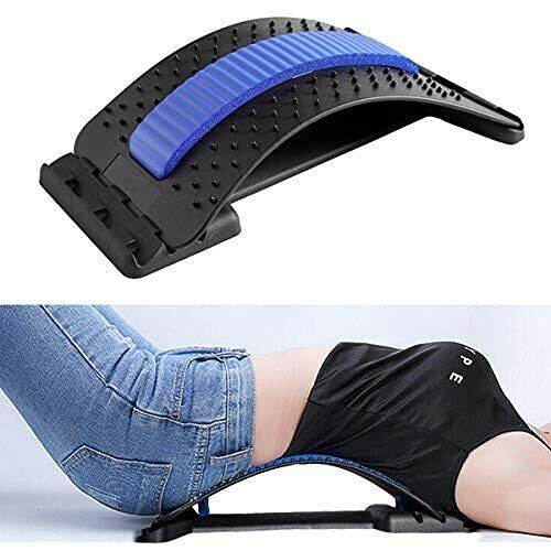 Magic Back Stretcher Lower Lumbar Massage Support Spine Pain Relief