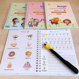 Magic Practice Copybook for Kids, Children Reusable – Pack of 4