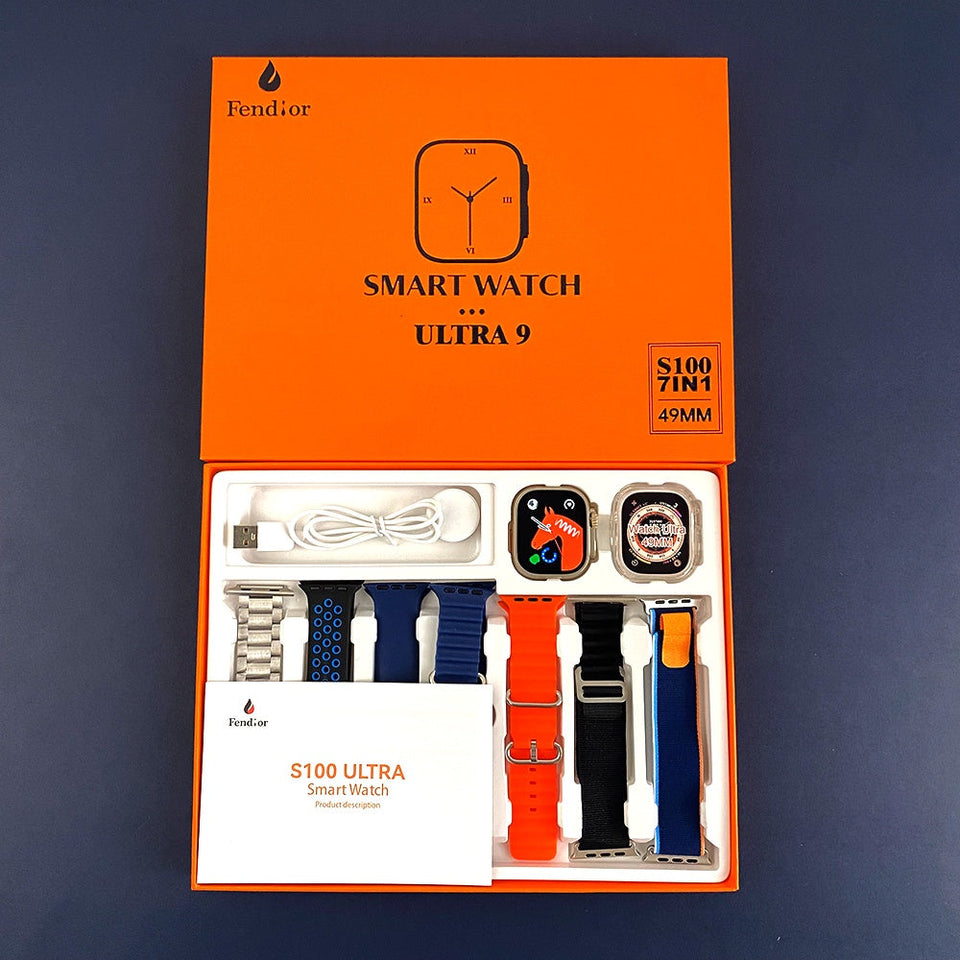 7-in-1 Ultra Smart Watch With Bluetooth Calling – Reliable Performance