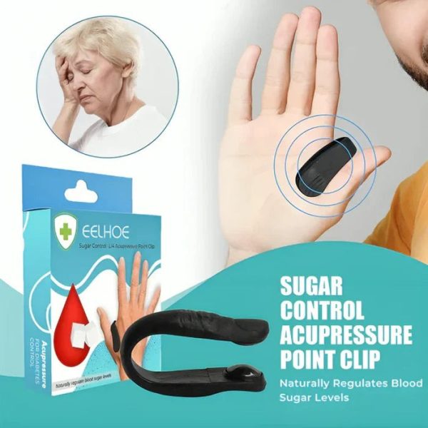 Sugar Control Acupressure Clip for Diabetics,Stress & Headache Relief