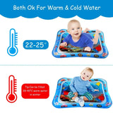 Baby Tummy Time Water Play Mat Sensory Activity Mat – Safe for Kids