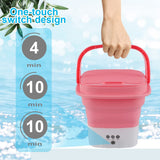 Portable Mini Folding Washing & Spin Dryer Compact Laundry Machine